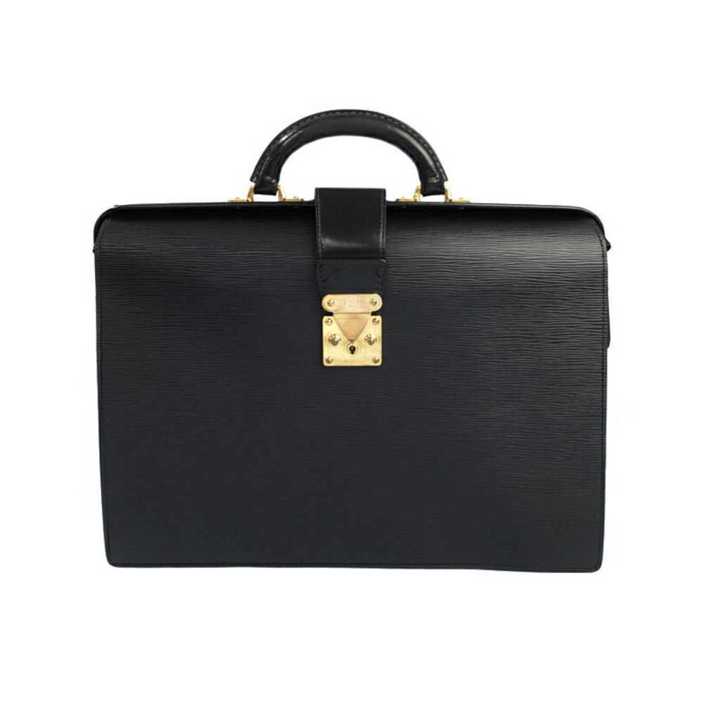 Louis Vuitton Epi Serviette Fermoir Business Bag